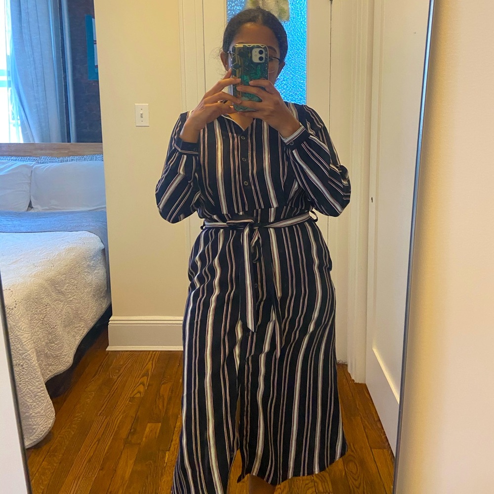 Striped Jumpsuit Dress - this one's for the tall queens! yasss! FREE SHIPPING!!